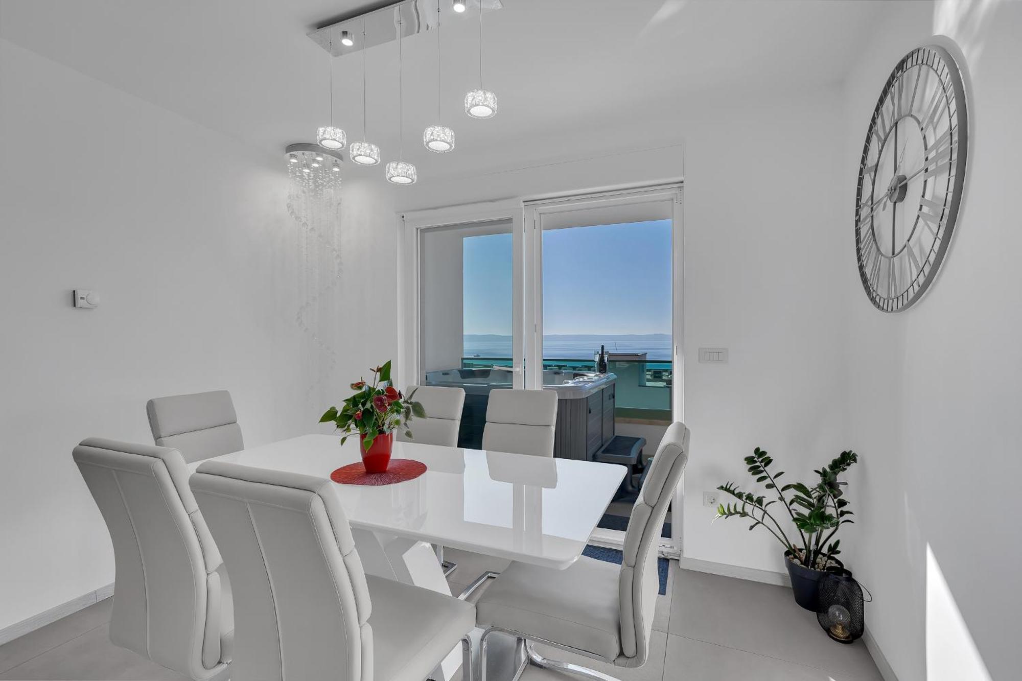 شقة Exclusive Penthouse Big Blue With Private Jacuzzi ماكارسكا المظهر الخارجي الصورة