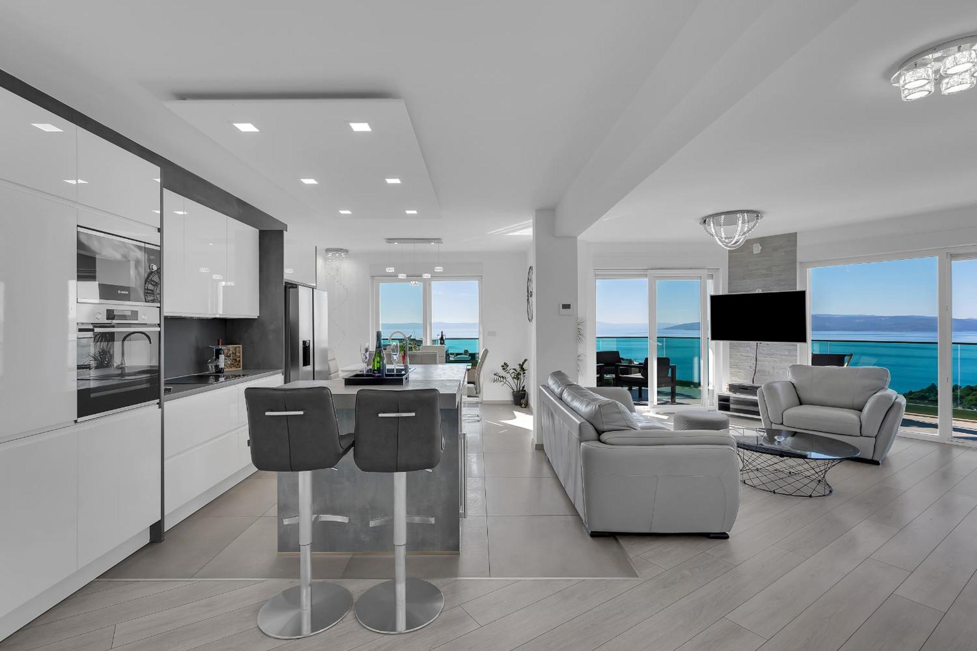 شقة Exclusive Penthouse Big Blue With Private Jacuzzi ماكارسكا المظهر الخارجي الصورة