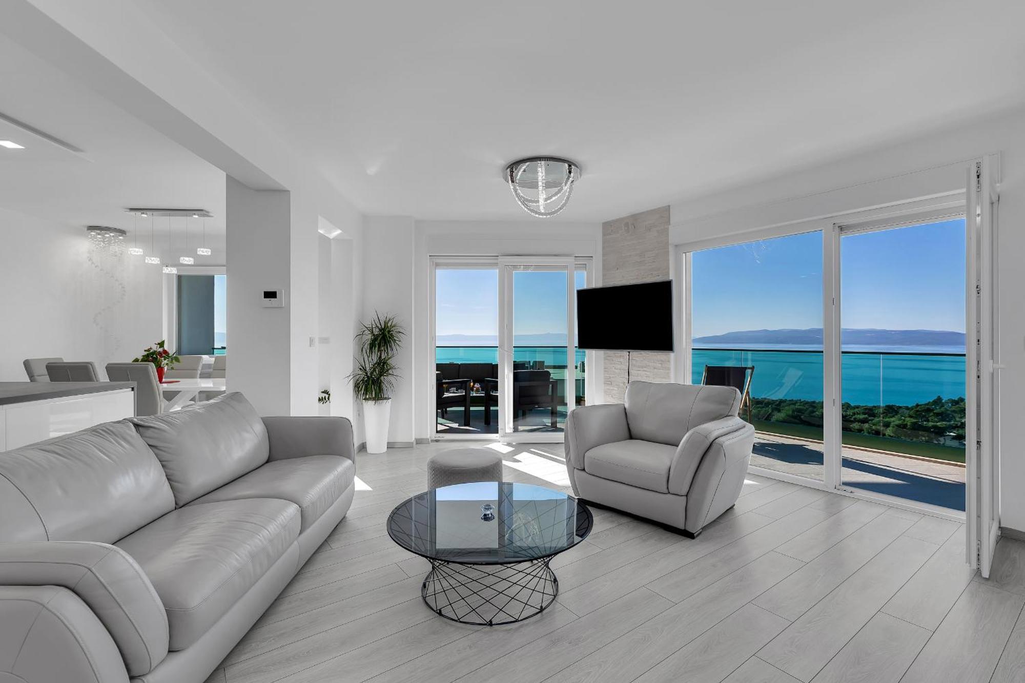 شقة Exclusive Penthouse Big Blue With Private Jacuzzi ماكارسكا المظهر الخارجي الصورة